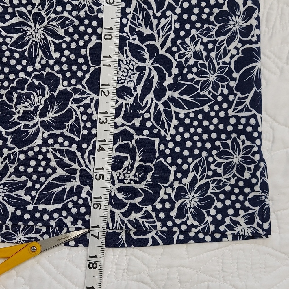 *🆕 Rafaella Comfortable Stretchy Skort Mediterranean Blue Floral, Size XXL, NEW - Picture 9 of 9